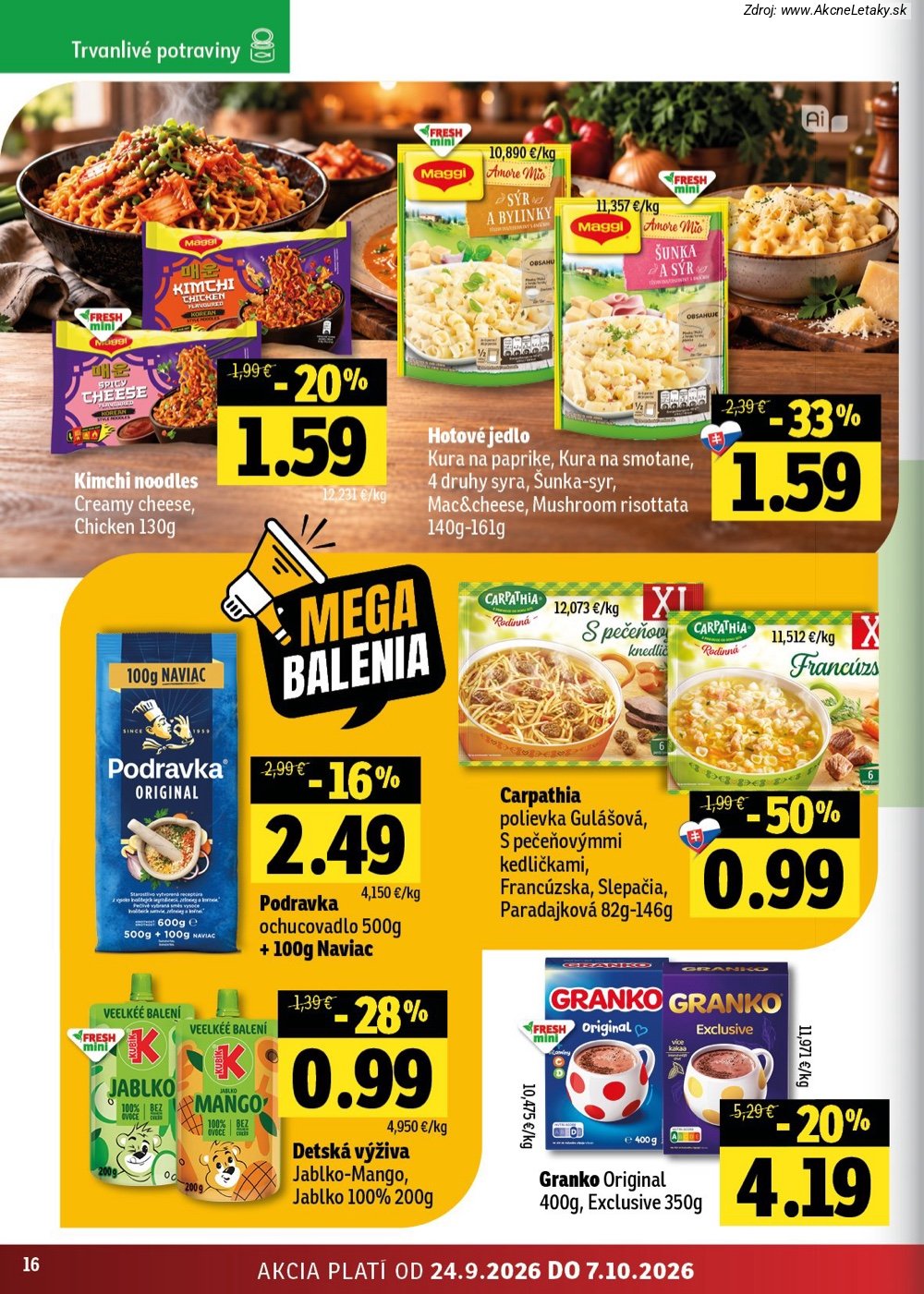 Strana 68 - leták FRESH (24. 9. - 7. 10. 2026)