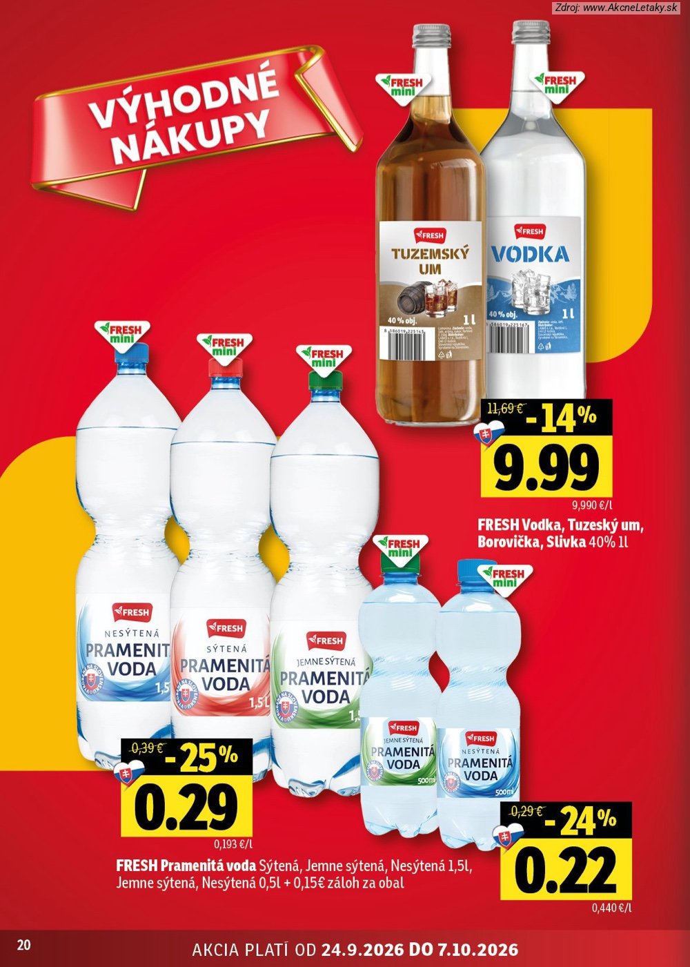 Leták FRESH (24. 9. - 7. 10. 2026) - strana 20 z 44