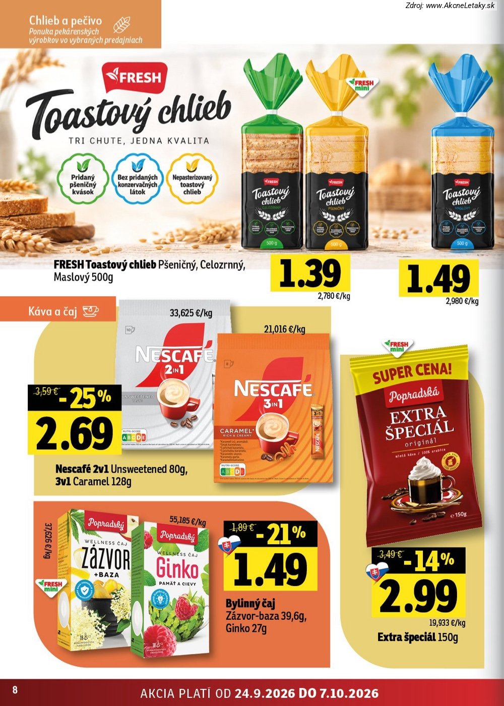 Leták FRESH (24. 9. - 7. 10. 2026) - strana 8 z 44