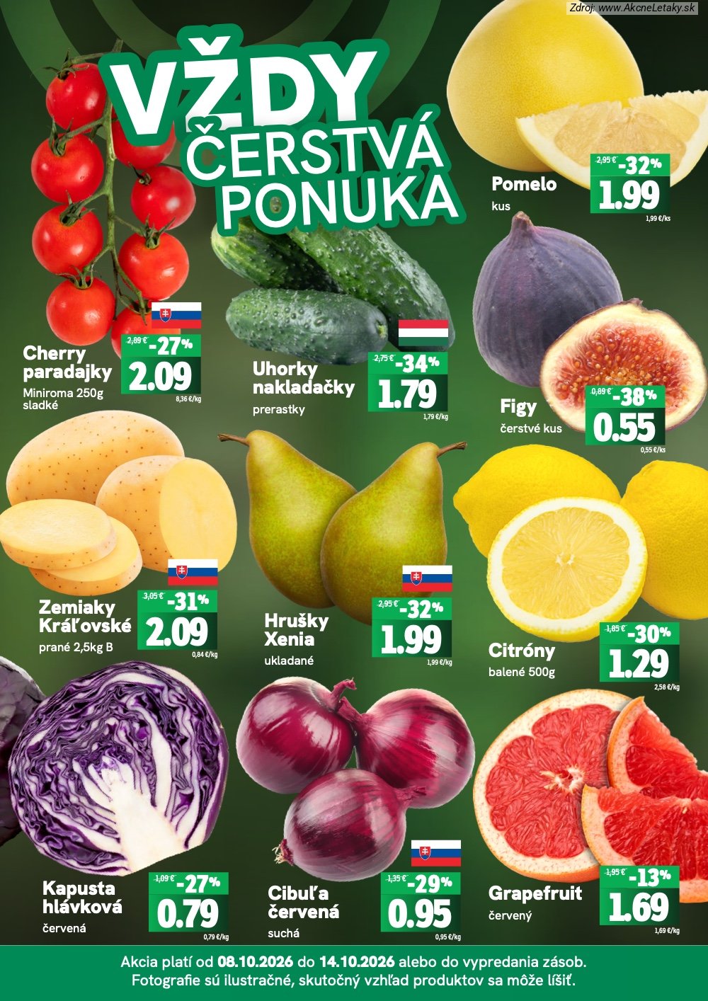 Strana 1 - leták FRESH (8. 10. - 14. 10. 2026)