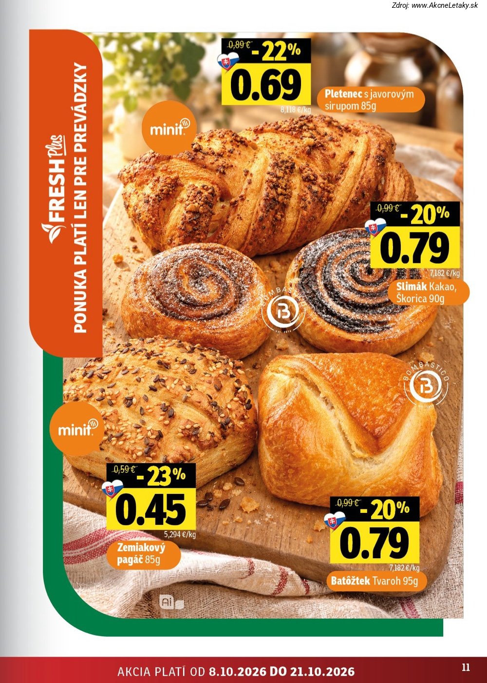 Leták FRESH (8. 10. - 21. 10. 2026) - strana 11 z 54