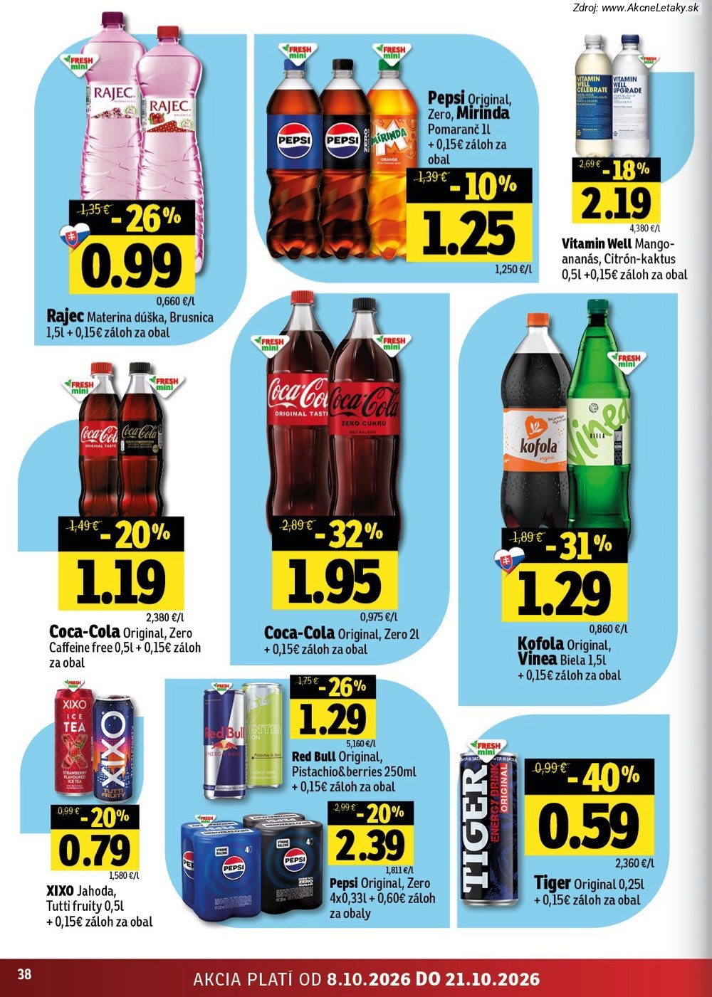 Leták FRESH (8. 10. - 21. 10. 2026) - strana 38 z 54