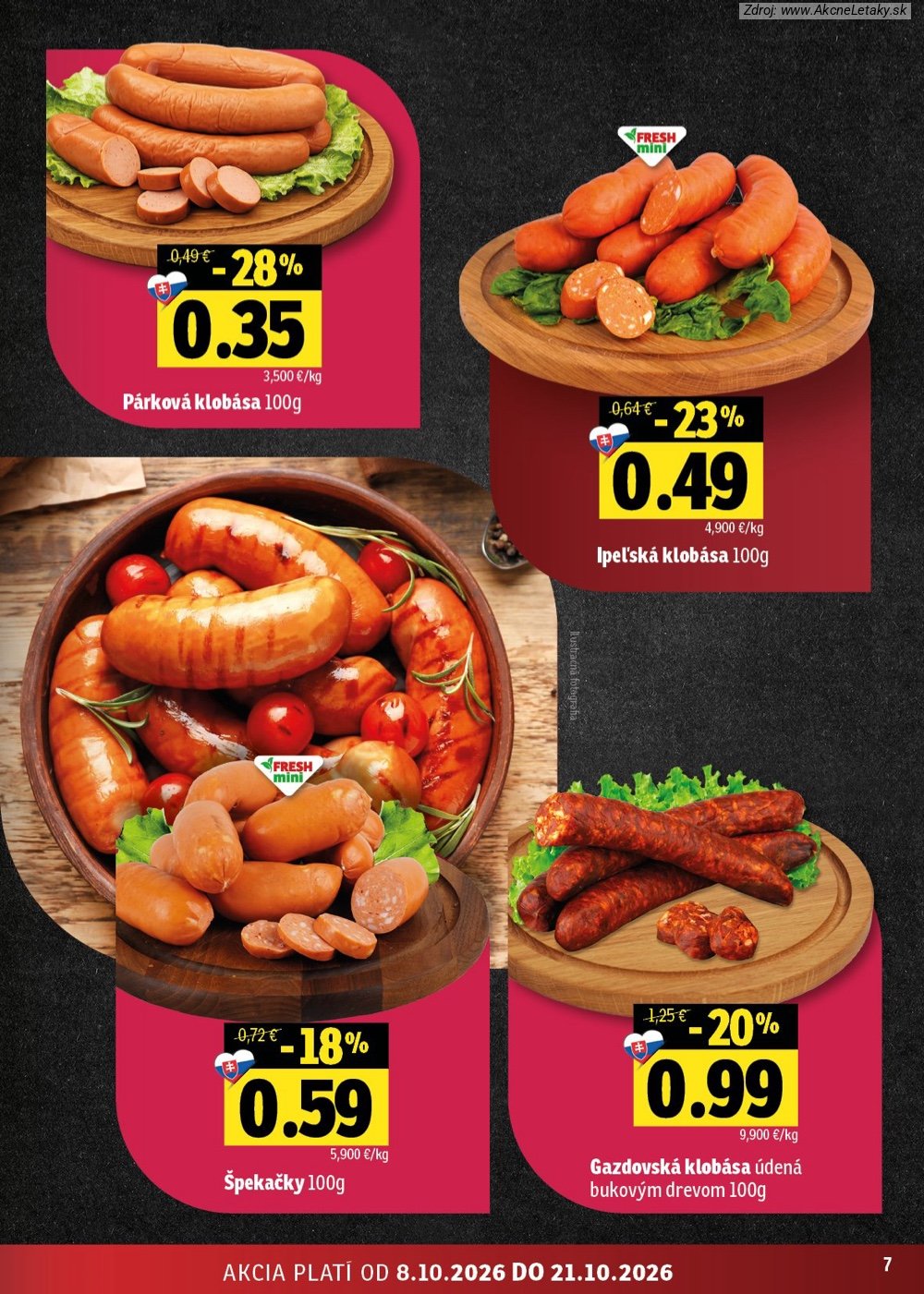 Leták FRESH (8. 10. - 21. 10. 2026) - strana 7 z 54