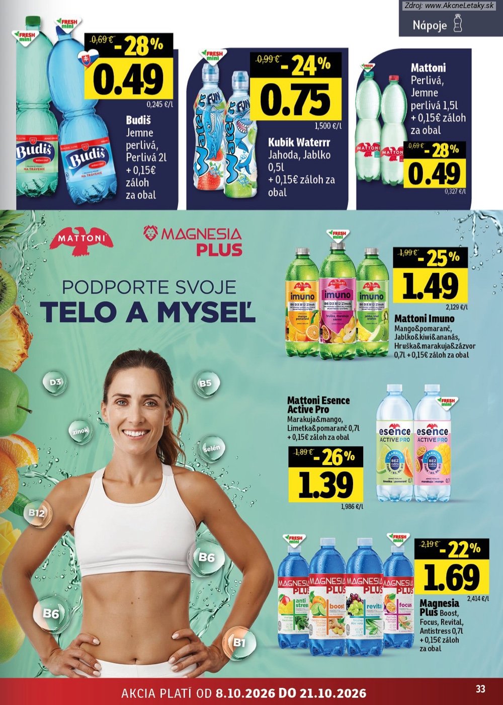 Leták FRESH (8. 10. - 21. 10. 2026) - strana 33 z 48