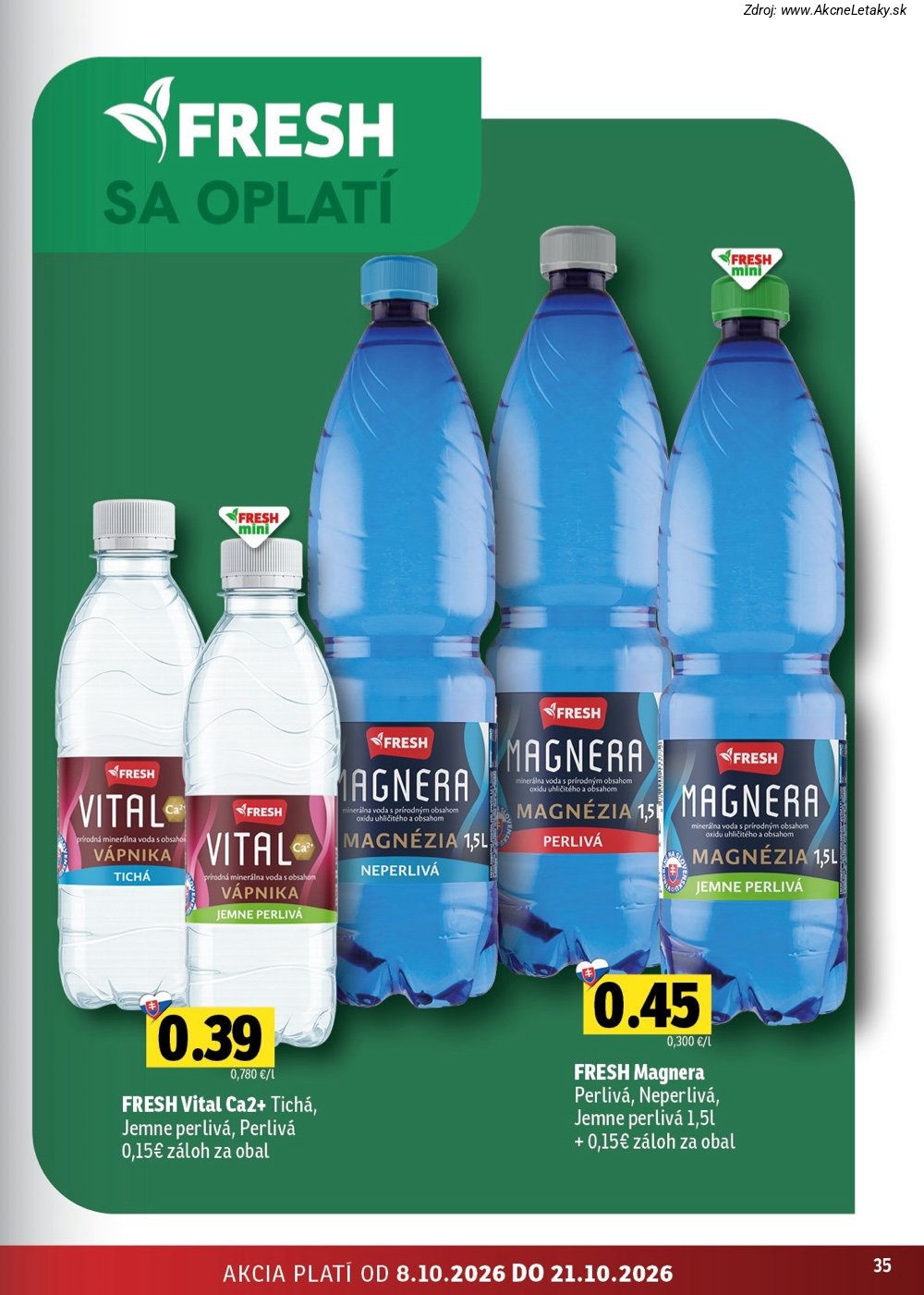Leták FRESH (8. 10. - 21. 10. 2026) - strana 35 z 48