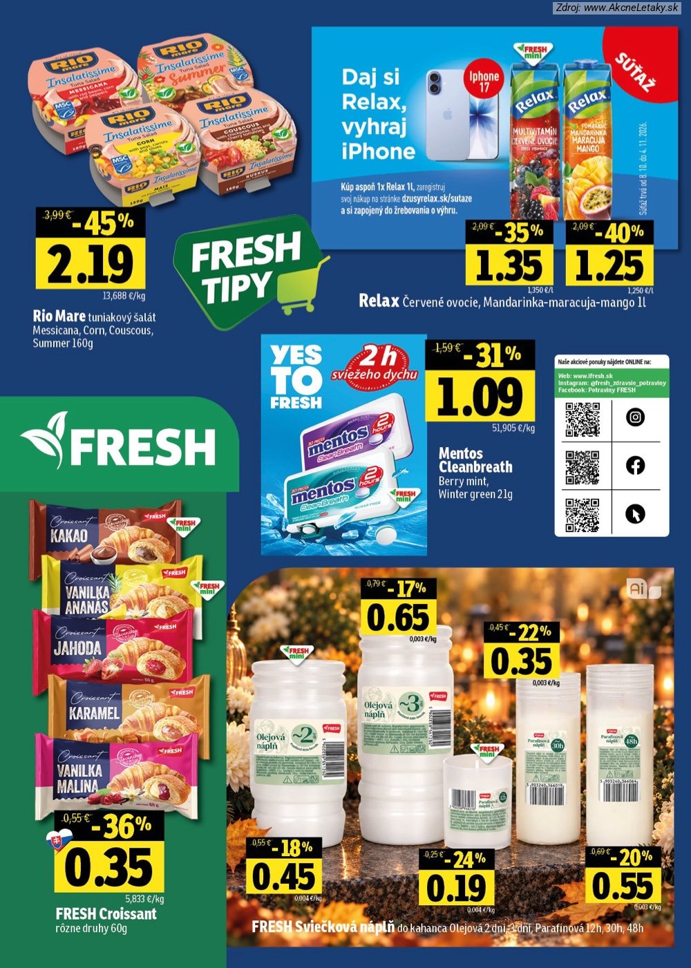 Leták FRESH (8. 10. - 21. 10. 2026) - strana 48 z 48