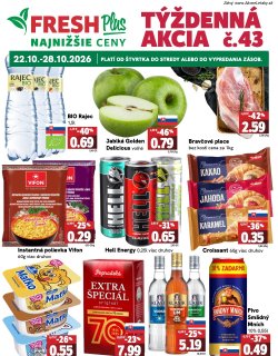 Leták FRESH Plus