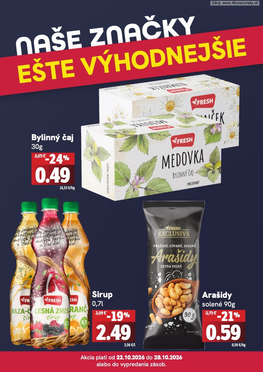 Leták FRESH (22. 10. - 28. 10. 2026) - strana 4 z 4
