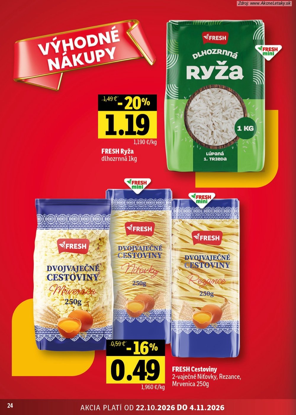 Leták FRESH (22. 10. - 4 11. 2026) - strana 24 z 52