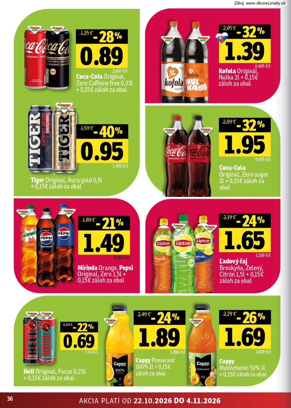 Leták FRESH (22. 10. - 4 11. 2026) - strana 36 z 52