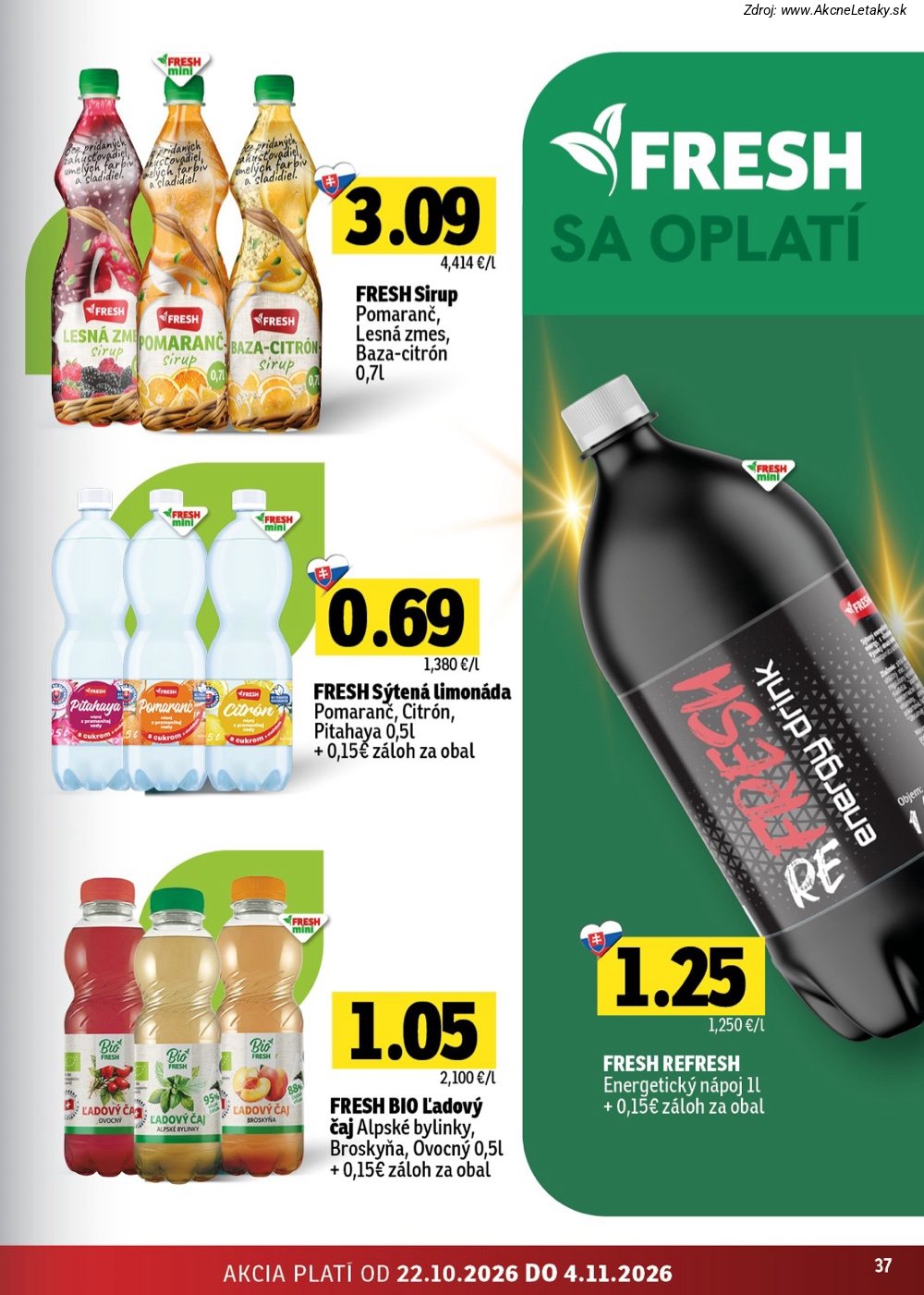 Leták FRESH (22. 10. - 4 11. 2026) - strana 37 z 52