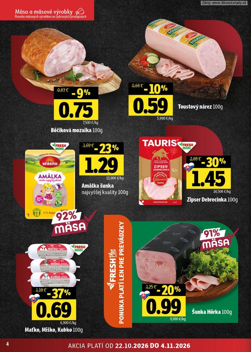 Leták FRESH (22. 10. - 4 11. 2026) - strana 4 z 52
