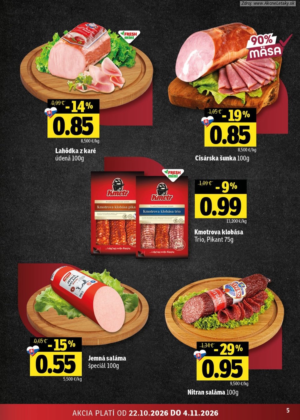 Leták FRESH (22. 10. - 4 11. 2026) - strana 5 z 52