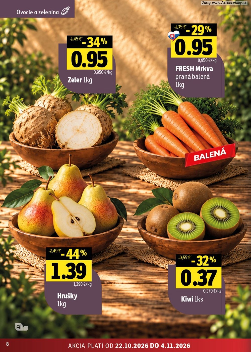 Leták FRESH (22. 10. - 4 11. 2026) - strana 8 z 52