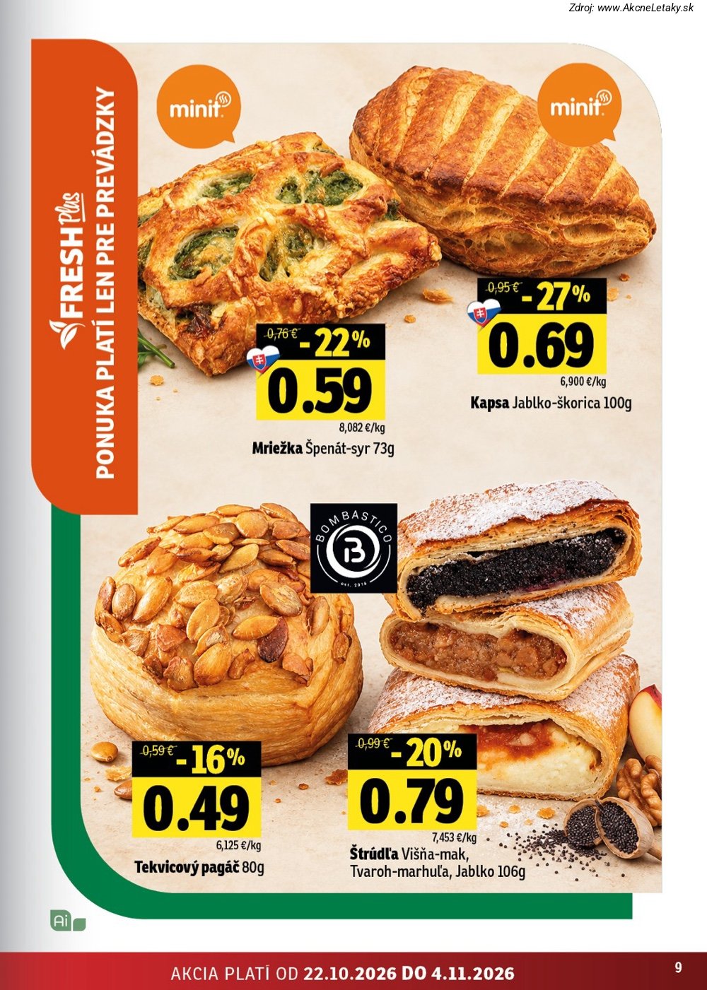 Leták FRESH (22. 10. - 4 11. 2026) - strana 9 z 52
