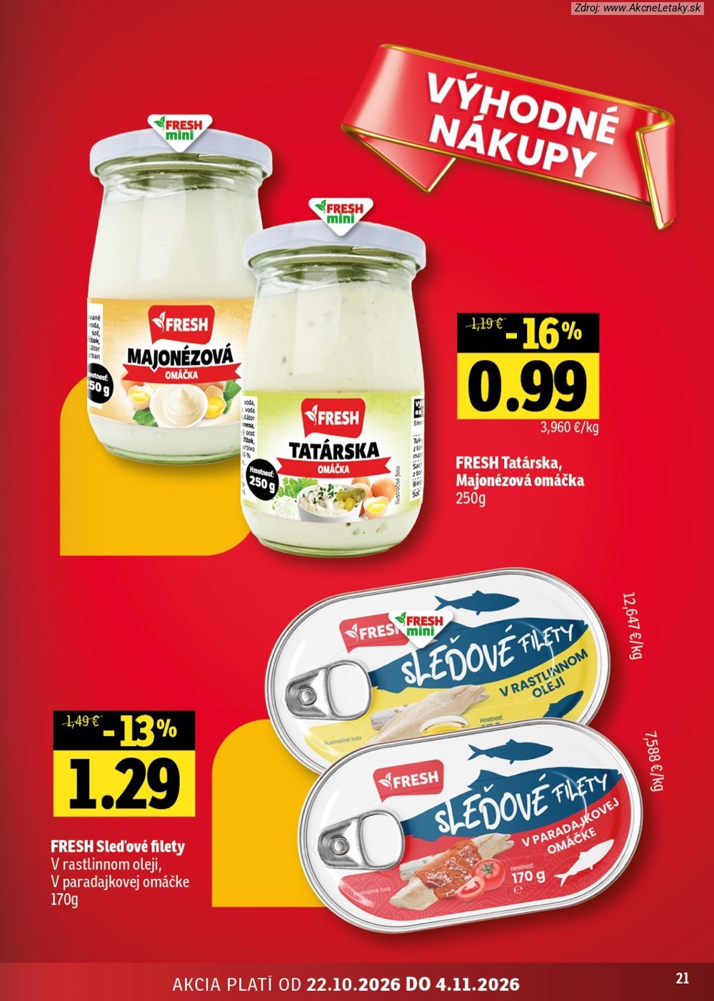Leták FRESH (22. 10. - 4 11. 2026) - strana 21 z 46