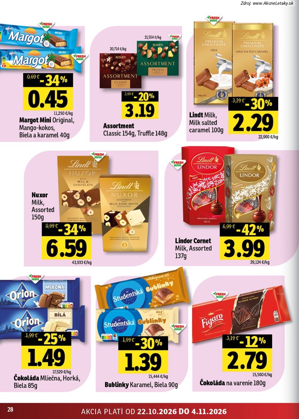 Leták FRESH (22. 10. - 4 11. 2026) - strana 28 z 46