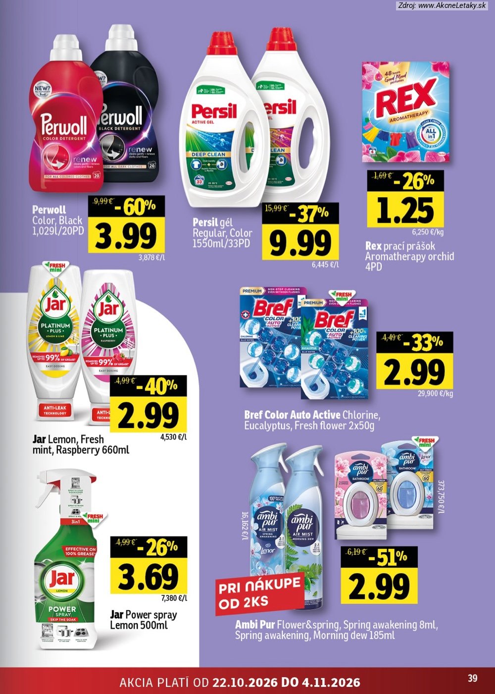 Leták FRESH (22. 10. - 4 11. 2026) - strana 39 z 46