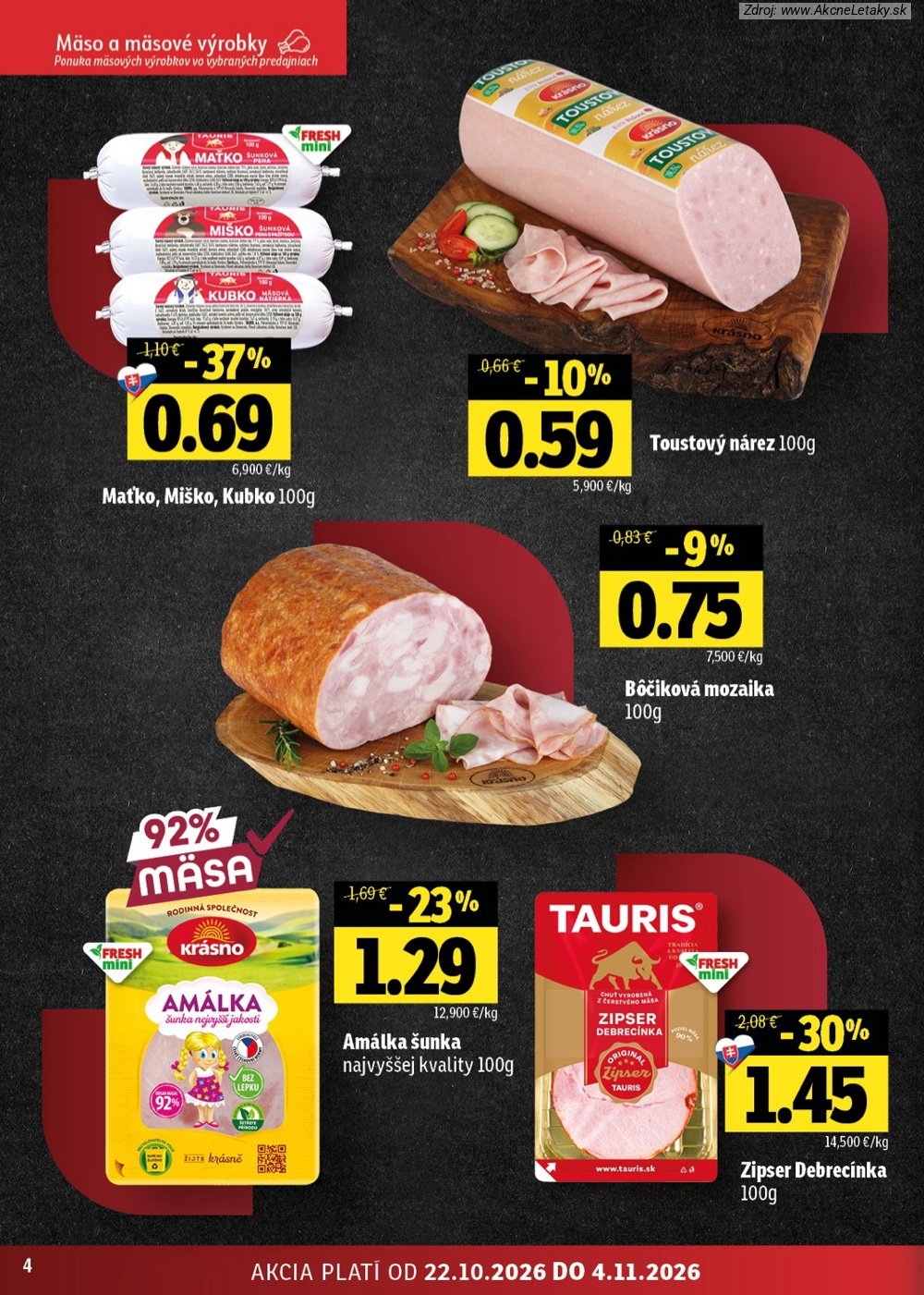 Leták FRESH (22. 10. - 4 11. 2026) - strana 4 z 46