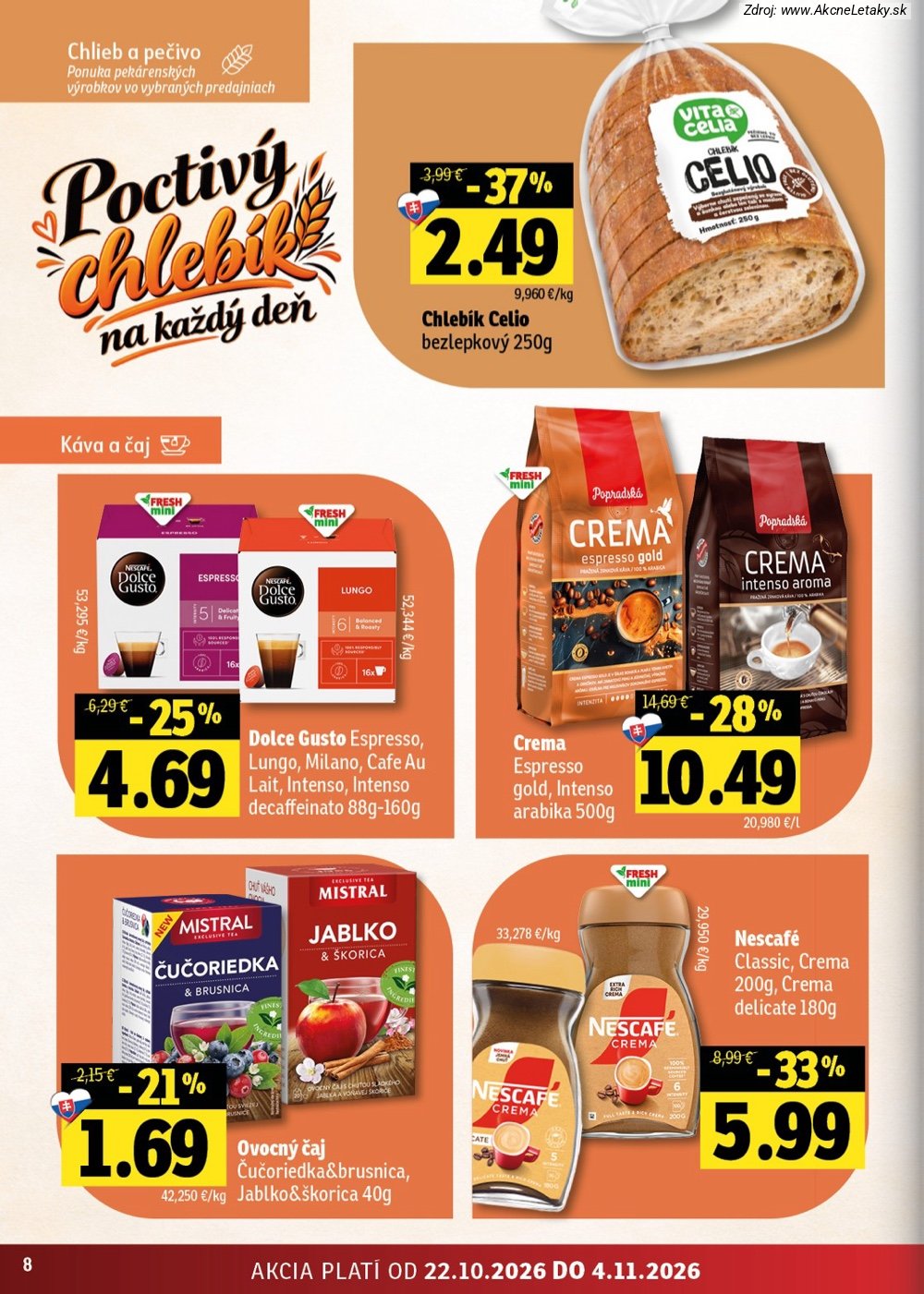 Leták FRESH (22. 10. - 4 11. 2026) - strana 8 z 46