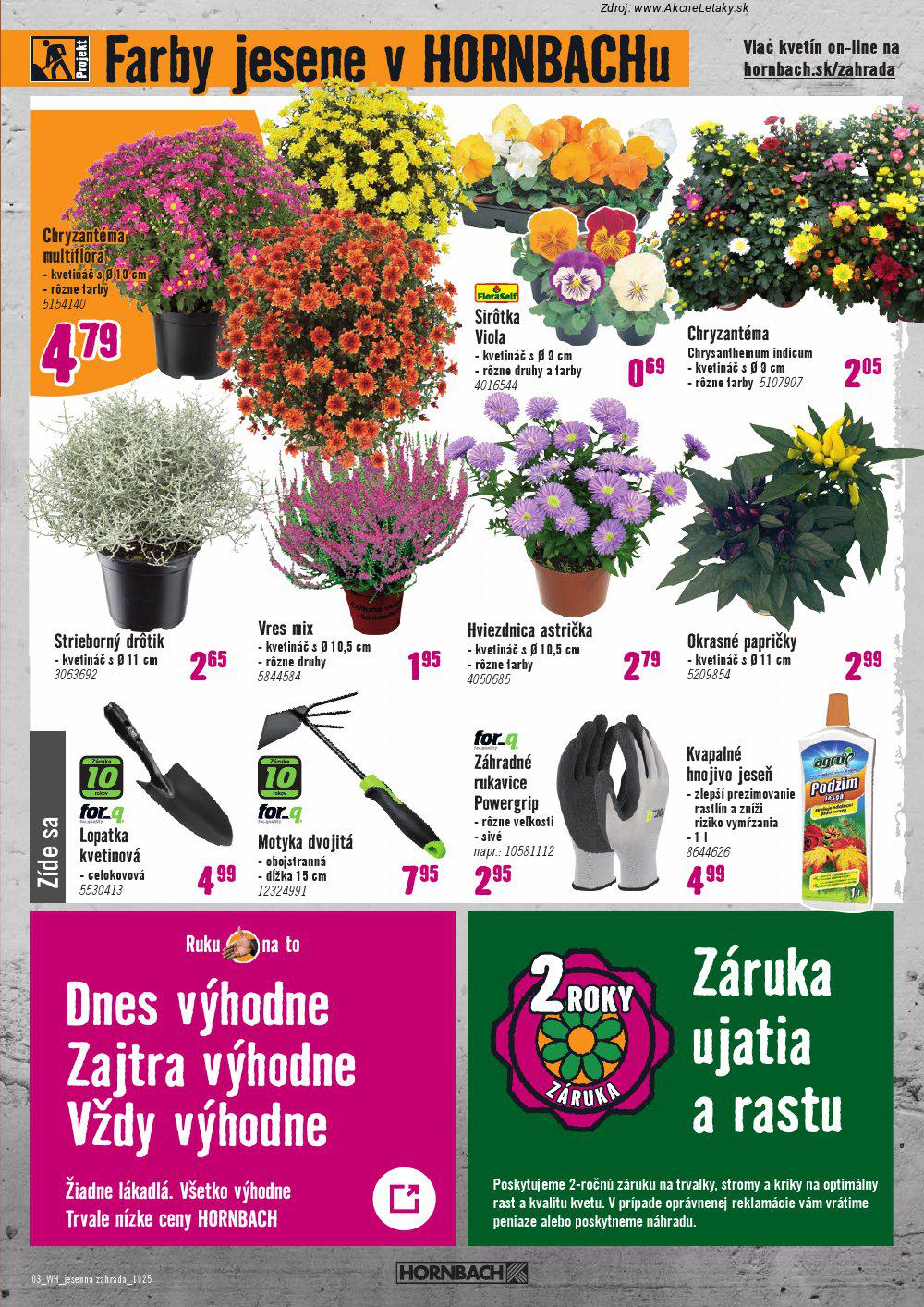Leták HORNBACH (1. 10. - 15. 10. 2025) - strana 3 z 10