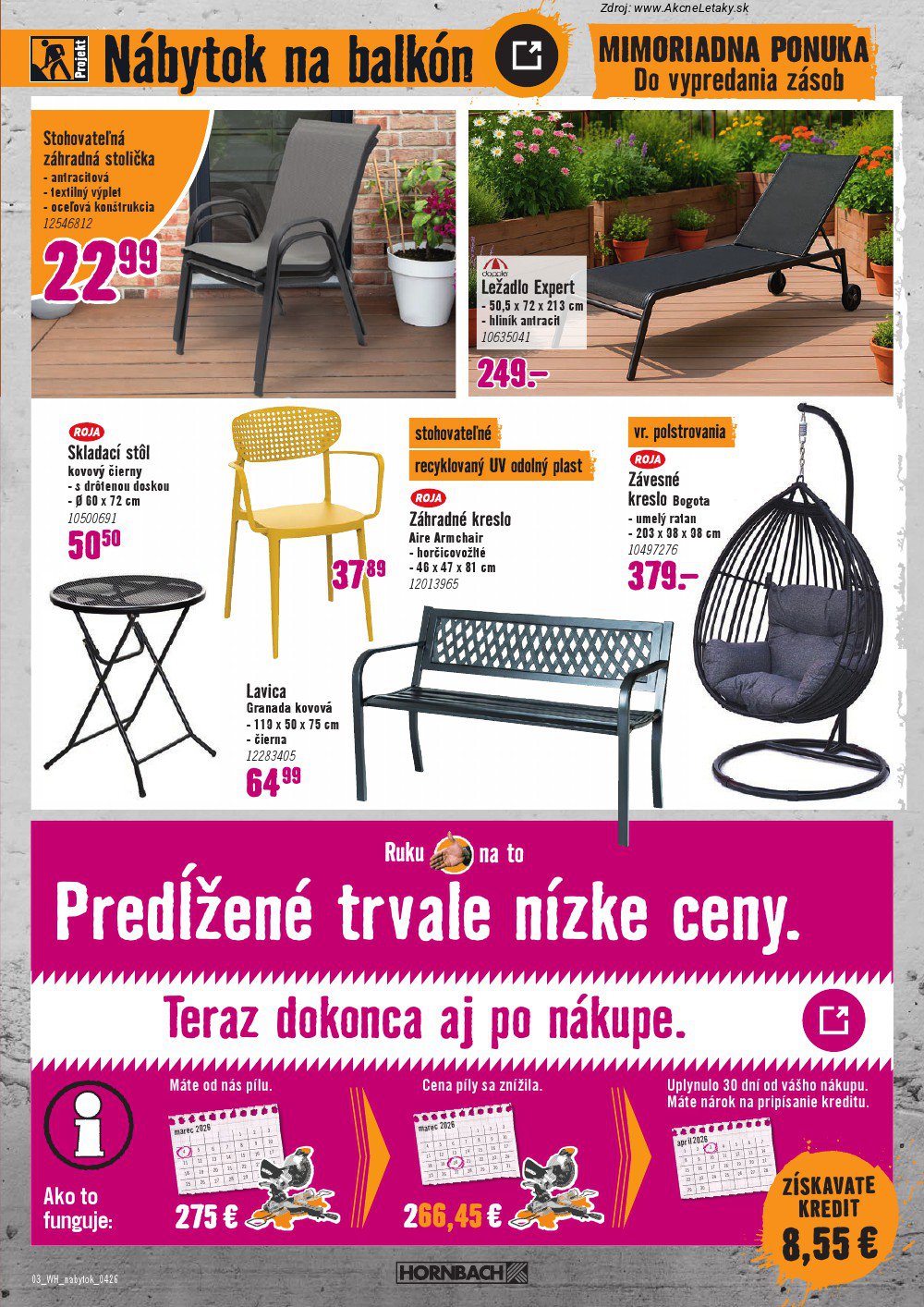 Leták HORNBACH (15. 4. - 29. 4. 2026) - strana 3 z 8