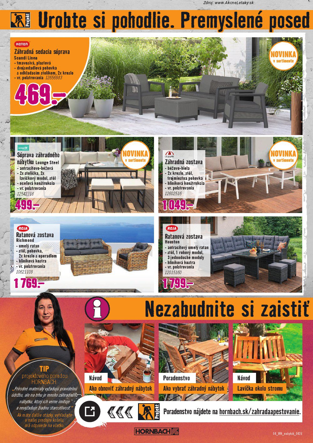 Leták HORNBACH (15. 4. - 29. 4. 2026) - strana 4 z 8