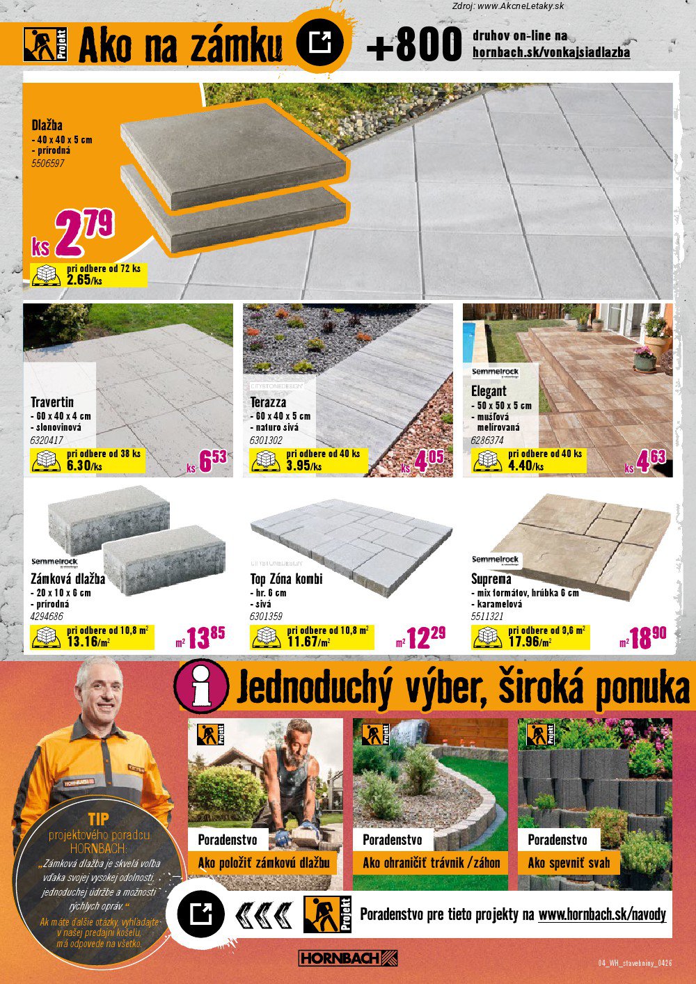 Leták HORNBACH (22. 4. - 6. 5. 2026) - strana 4 z 10