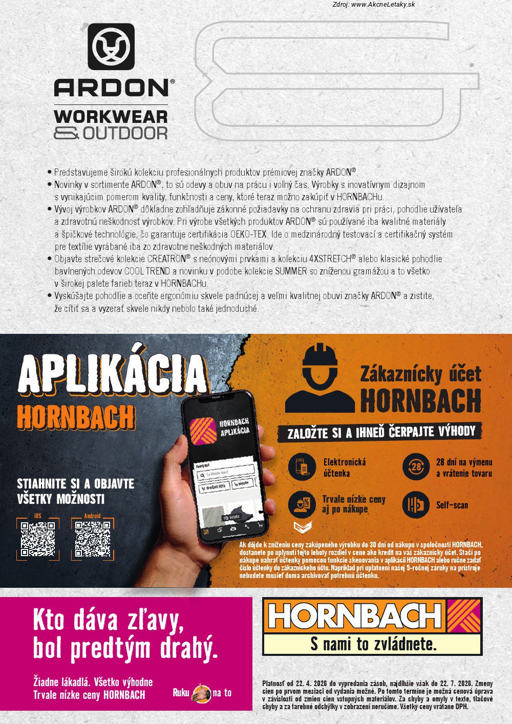 Leták HORNBACH (22. 4. - 22. 7. 2026) - strana 20 z 20