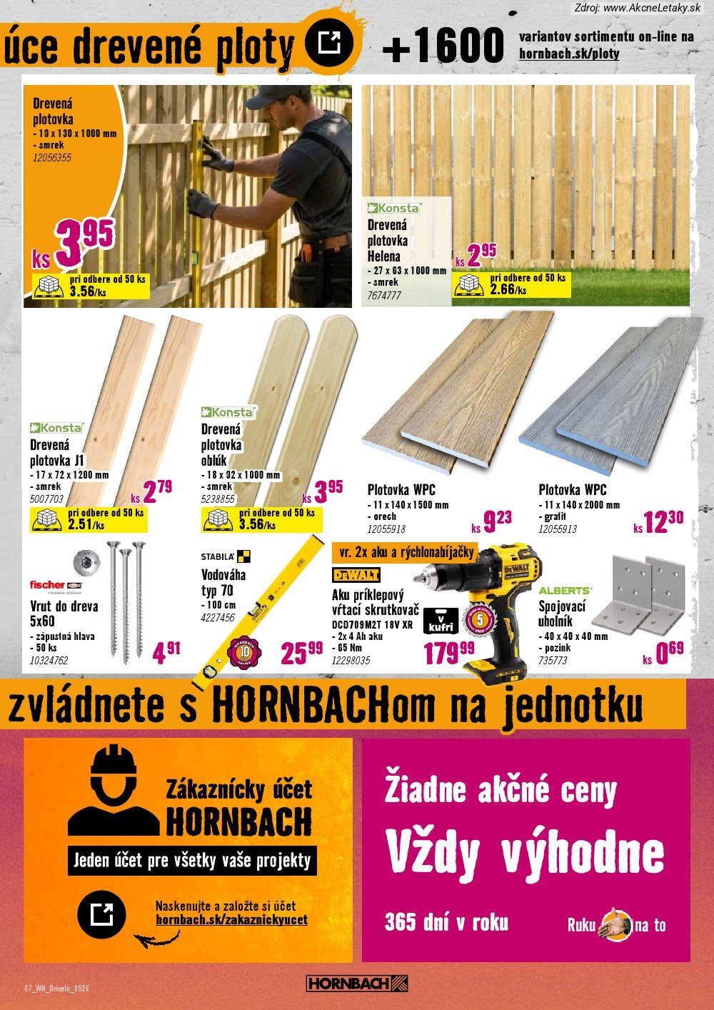Leták HORNBACH (20. 5. - 3. 6. 2026) - strana 7 z 10