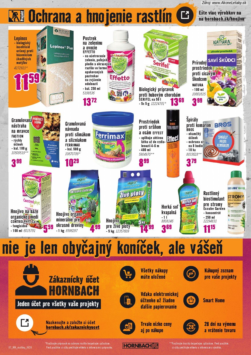 Leták HORNBACH (10. 6. - 24. 6. 2026) - strana 7 z 10