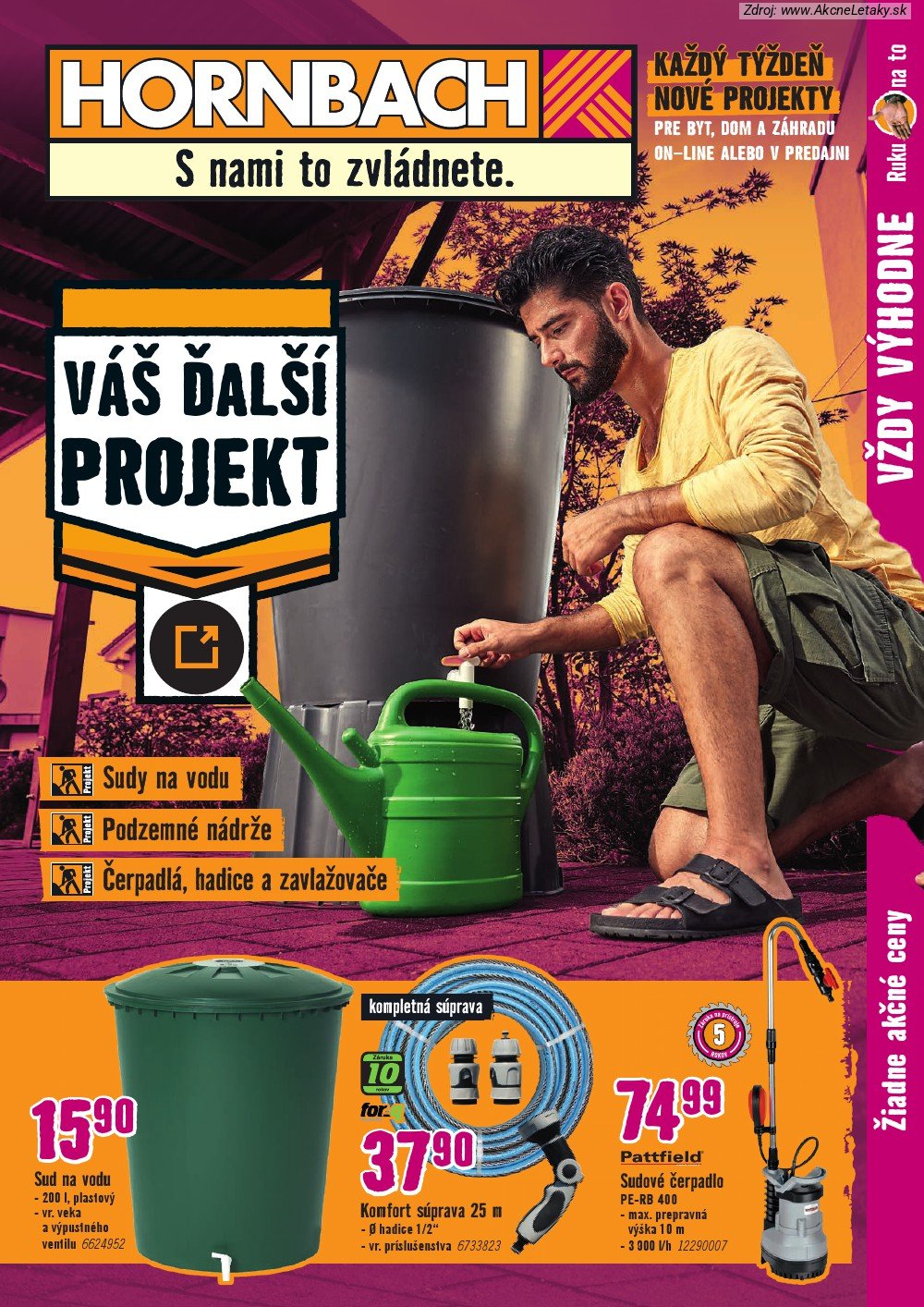 Leták HORNBACH (22. 7. - 5. 8. 2026) - strana 1 z 8