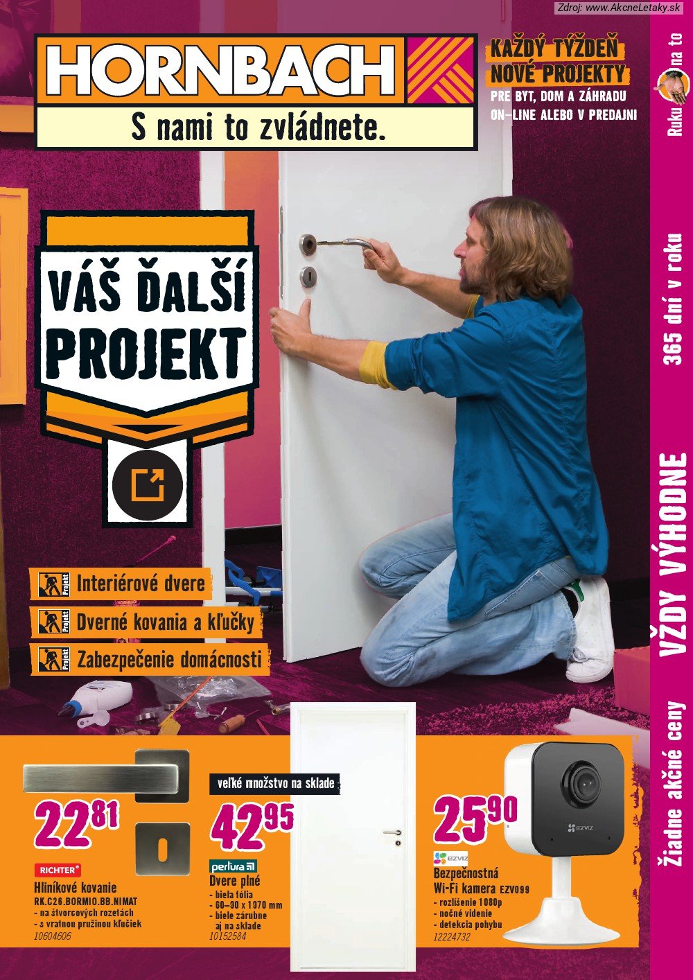 Leták HORNBACH (5. 8. - 19. 8. 2026) - strana 1 z 8