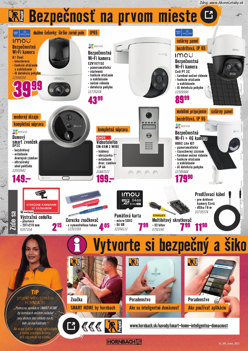 Leták HORNBACH (5. 8. - 19. 8. 2026) - strana 6 z 8