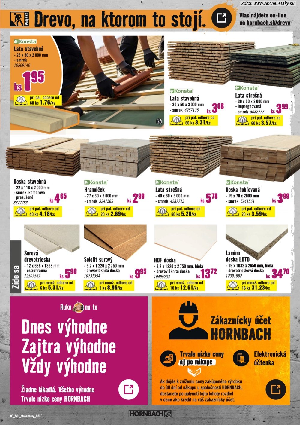 Leták HORNBACH (26. 8. - 9. 9. 2026) - strana 3 z 10