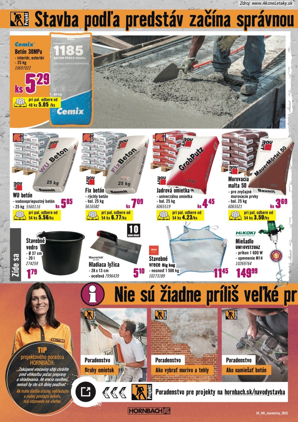 Leták HORNBACH (26. 8. - 9. 9. 2026) - strana 4 z 10