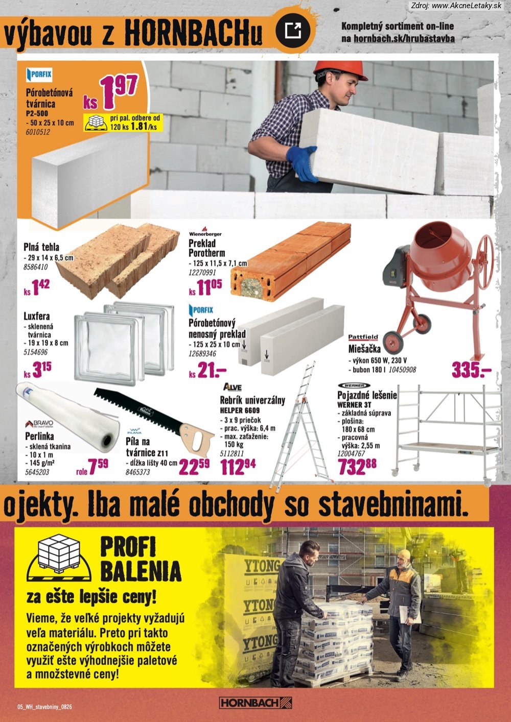 Leták HORNBACH (26. 8. - 9. 9. 2026) - strana 5 z 10