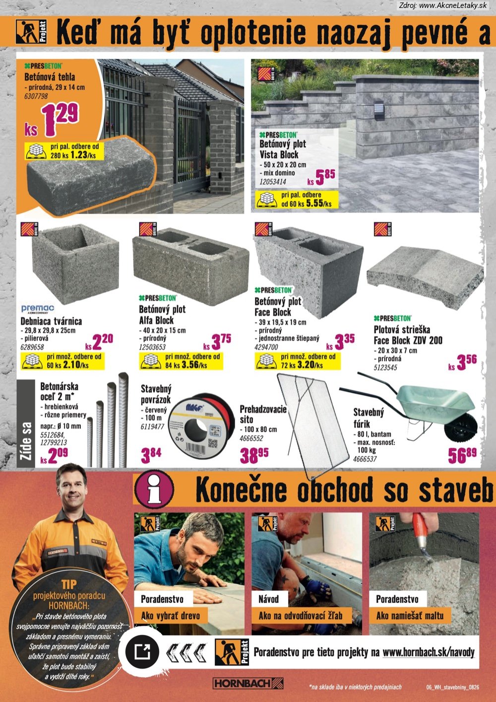 Leták HORNBACH (26. 8. - 9. 9. 2026) - strana 6 z 10