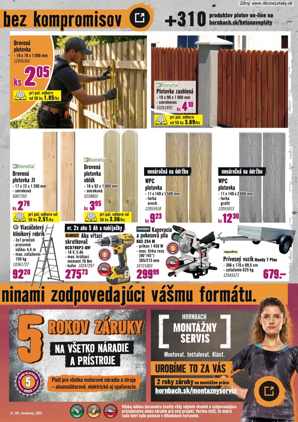 Leták HORNBACH (26. 8. - 9. 9. 2026) - strana 7 z 10