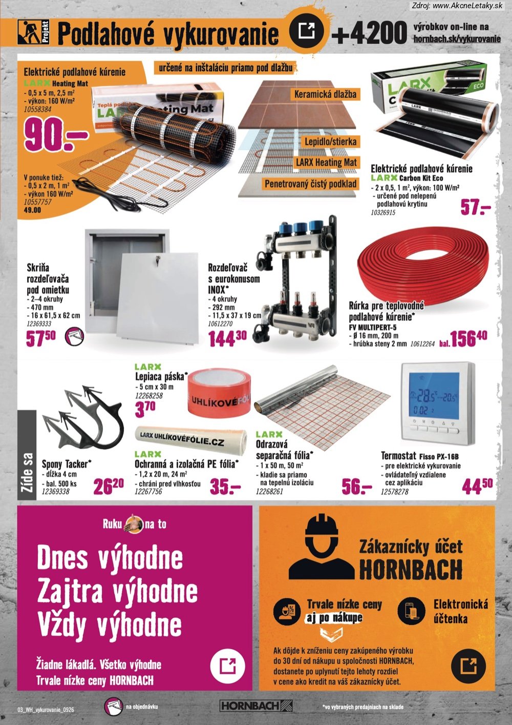 Strana 1 - leták HORNBACH (16. 9. - 30. 9. 2026)