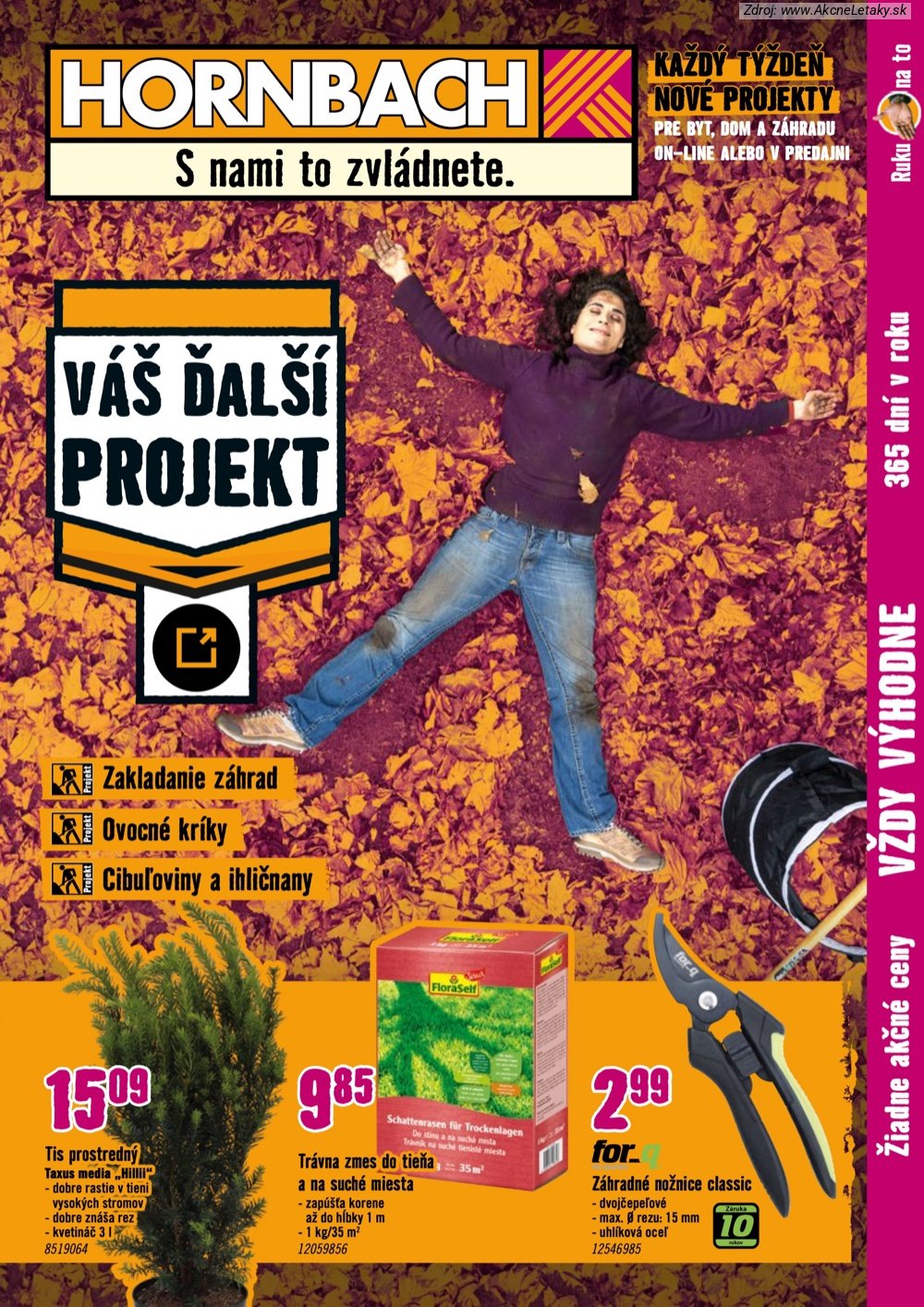 Leták HORNBACH - strana 1