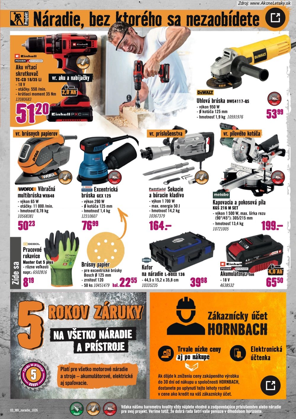 Leták HORNBACH (14. 10. - 30. 10. 2026) - strana 3 z 8