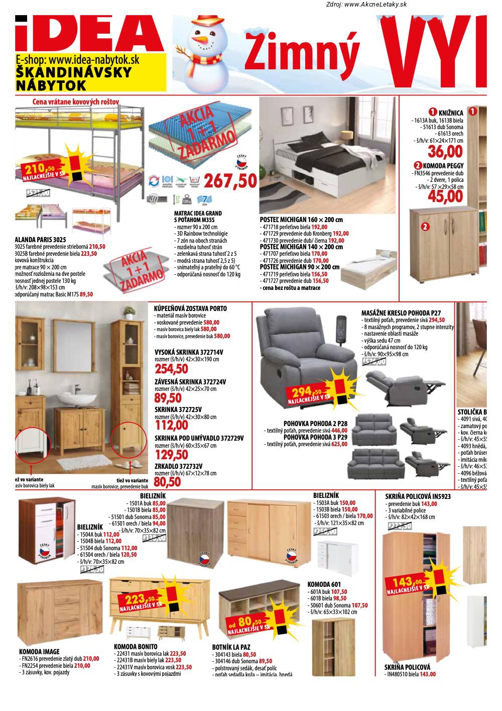 Leták IDEA nábytok (15. 1. - 31. 1. 2026) - strana 2 z 4