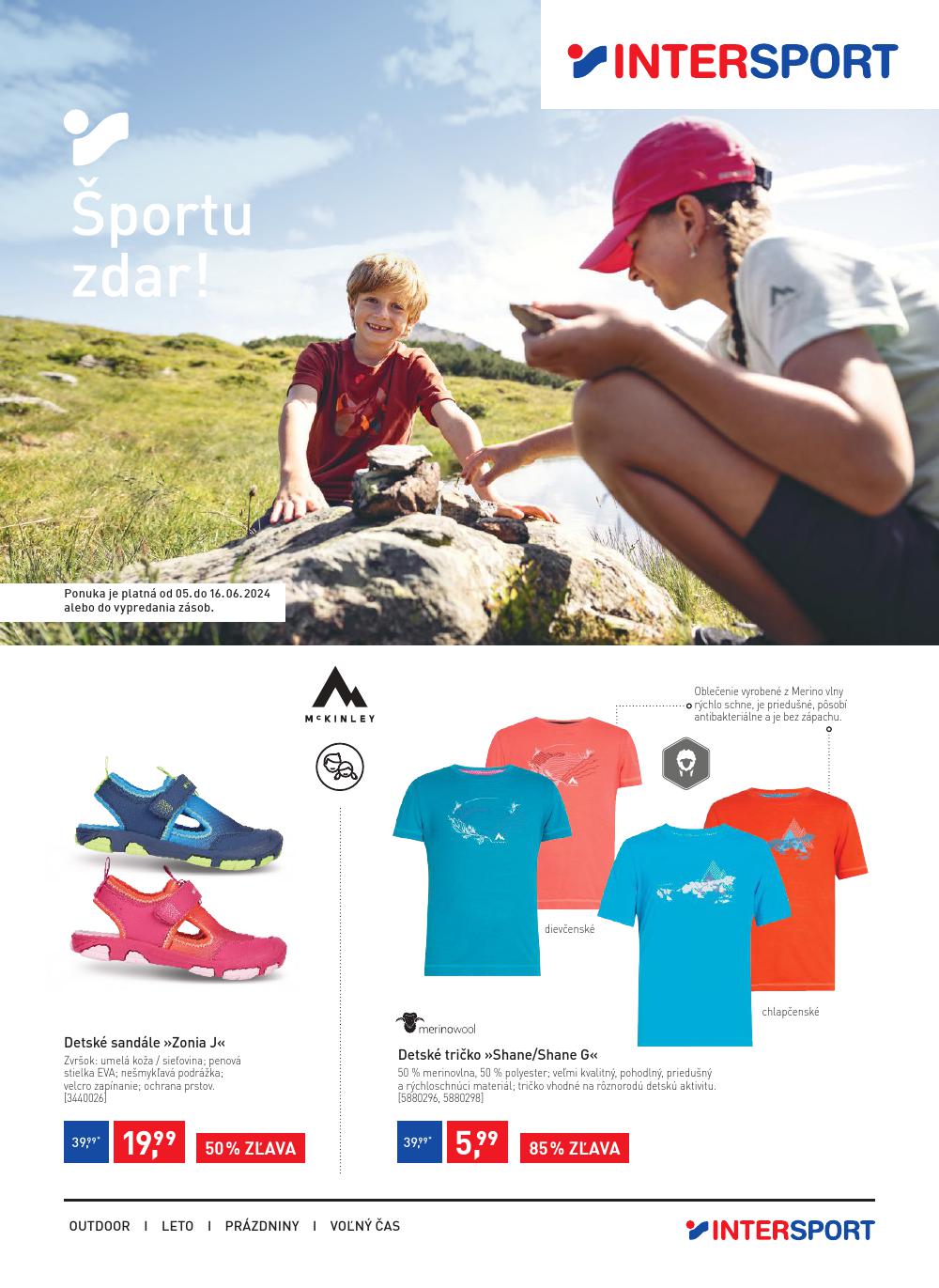 Leták Intersport - strana 1