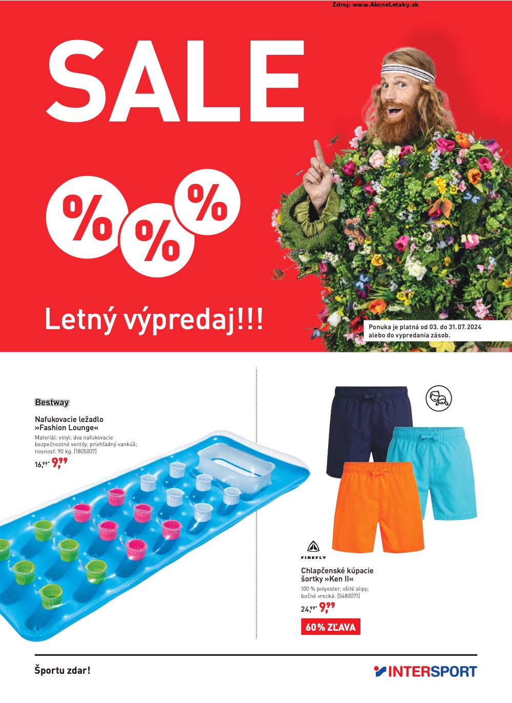 Leták Intersport - strana 1