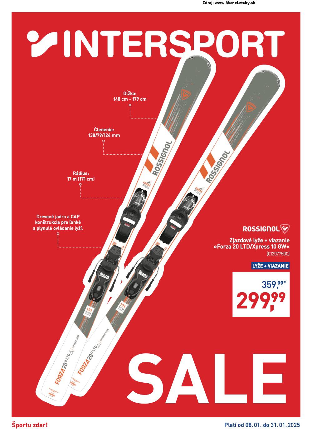 Leták Intersport - strana 1