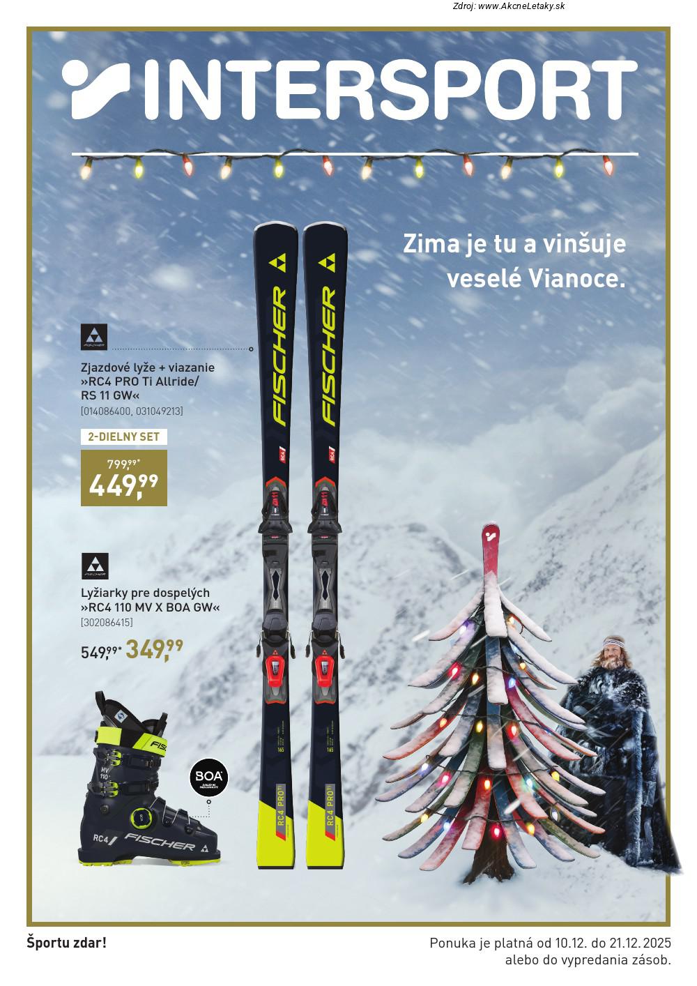Leták Intersport - strana 1