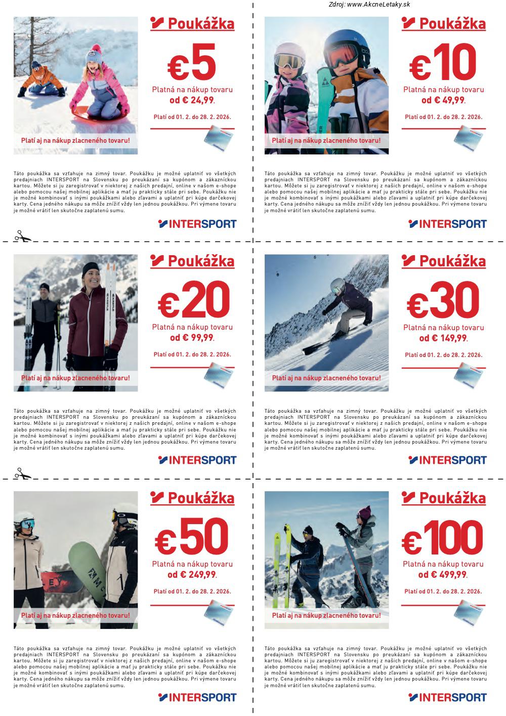 Leták Intersport - strana 1