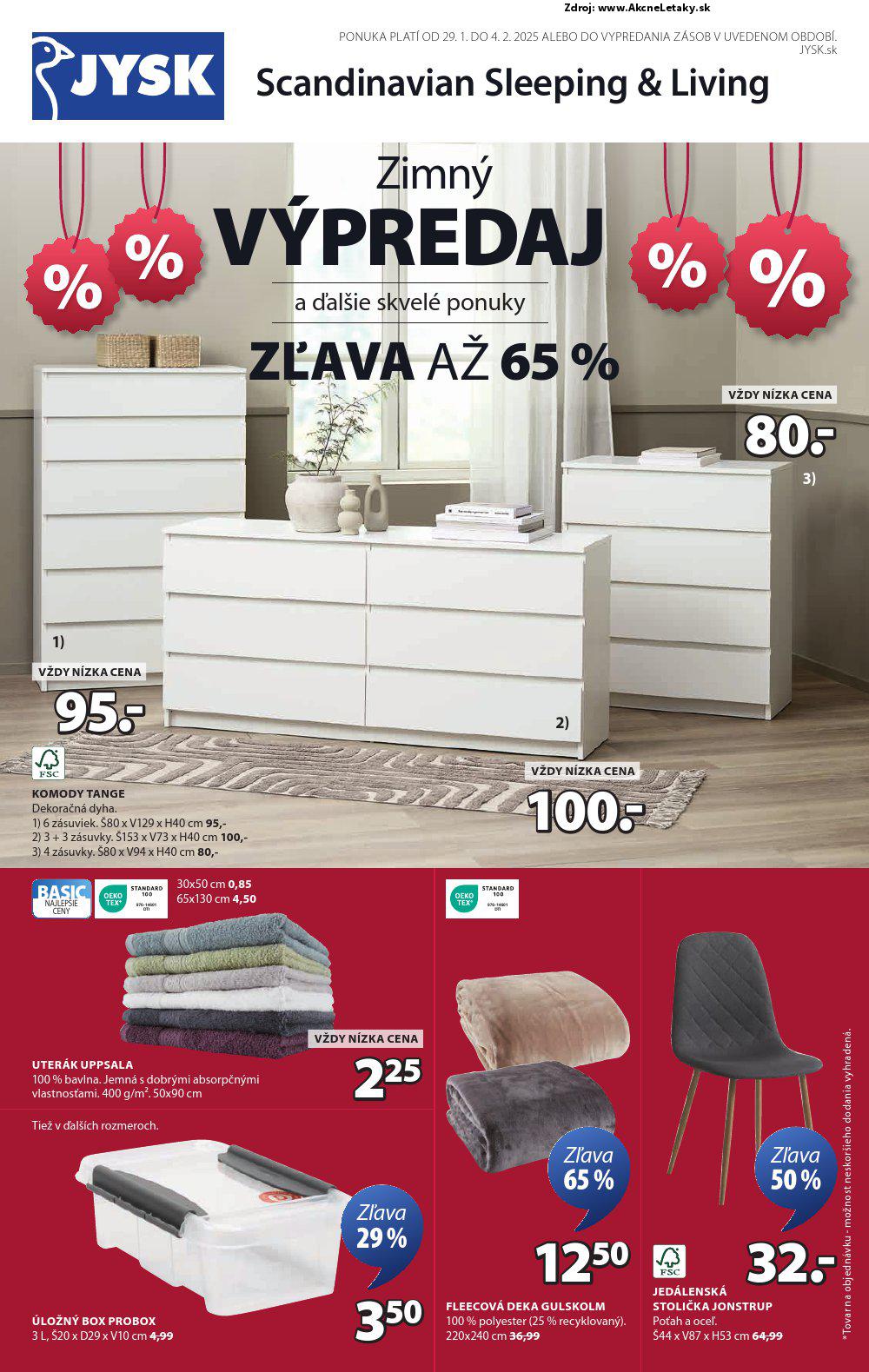 Leták Jysk (29. 1. - 4. 2. 2025) - strana 2 z 9