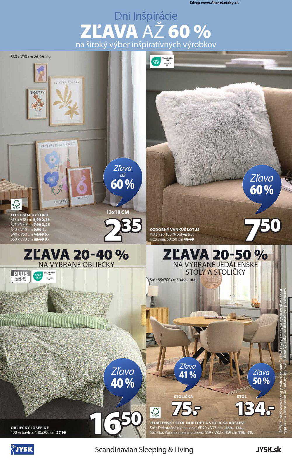 Leták Jysk (12. 2. - 11. 3. 2025) - strana 9 z 9